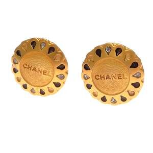 Chanel Logo Clip-On Earrings Metal #228909C73B